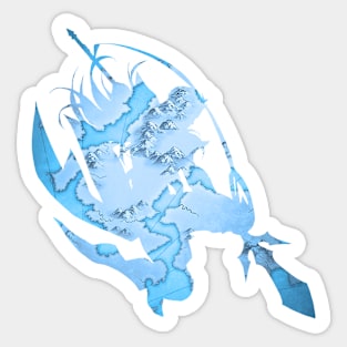 Galle: Azure Rider Sticker